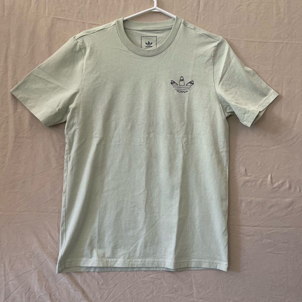 adidas originals Henry Jones Paris T-shirt 'Linen Green' - Picture 2 of 6